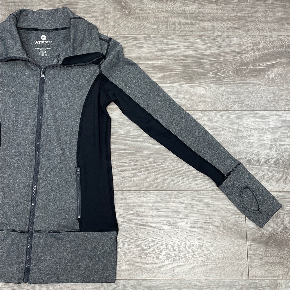 90 Degree by Reflex full-zip athletic jacket with thumbholes XS - Picture 4 of 16